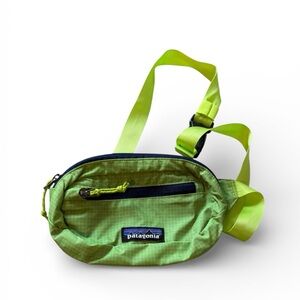 Patagonia Ultralight Green Belt Bag Fanny Pack Adjustable Strap Outdoor Travel